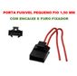 ISO1901483 - PORTA FUSIVEL (C/ FURO LATERAL P/ FIX.) FIO 1,5MM - EMBALAGEM COM 5 - VALOR UNITARIO - PC