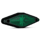 ISO20069 VD 12/24V - LANTERNA LATERAL TOP - VERDE 12/24V - SEM SUPORTE - PC