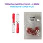 ISO6TRM1-110 - TERMINAL MACHO 2.8MM ISOLADO VERMELHO (EMB. COM 20 PEÇAS - VALOR UNITARIO) - PC