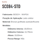 SC084-STD - BUCHA PARTIDA PK LD COLETOR STD - 18,83 X 22,79 X 19,00 MM - PC