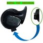 ISO26B4.6510 12V - BUZINA COM CONECTOR LINHA FIAT/ VW- INDIVIDUAL (EMB. COM 01 PECA - VALOR UNITARIO) - PC