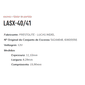 EP-LASX-40/41 - ESCOVA PARTIDA LUCAS GOL1.6/ 1.8/ VOY/ PAR/ SANTANA - 11,10 X 8,29 X15,90 MM - JG