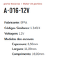 A-016-12V - PORTA ESCOVA PARTIDA 12V EFFA/ TOWNER/ VAN - PC A-016-12V - PORTA ESCOVA PARTIDA 12V EFFA/ TOWNER/ VAN - PC