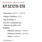 KIT SC1215-STD - KIT BUCHA PARTIDA BOSCH SCANIA JF/ ESTE KIT É COMPOSTO POR: 1 - BUCHA SC3005-STD/ 1 - BUCHA SC067-STD/ 1 - BUCHA SC1726-STD - KIT KIT SC1215-STD - KIT BUCHA PARTIDA BOSCH SCANIA JF/ ESTE KIT É COMPOSTO POR: 1 - BUCHA SC3005-STD/ 1 - BUCHA SC067-STD/ 1 - BUCHA SC1726-STD - KIT