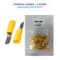 ISO6TRM5-250 - TERMINAL MACHO 6.3MM ISOLADO AMARELO (EMB. COM 20 PEÇAS - VALOR UNITARIO) - PC ISO6TRM5-250 - TERMINAL MACHO 6.3MM ISOLADO AMARELO (EMB. COM 20 PEÇAS - VALOR UNITARIO) - PC