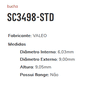 SC3498-STD - BUCHA PARTIDA NEW FIESTA/ FOCUS/ ECOSPORT - PC