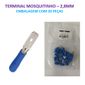 ISO6TRM2-110 - TERMINAL MACHO 2.8MM ISOLADO AZUL (EMB. COM 20 PEÇAS - VALOR UNITARIO) - PC