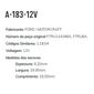 A-183-12V - PORTA ESCOVA PARTIDA FORD MOTORCRAFT, F1000, FIESTA, FOCUS, NISSAN, SENTRA (EMB. COM 01 PECA - VALOR UNITARIO) - PC A-183-12V - PORTA ESCOVA PARTIDA FORD MOTORCRAFT, F1000, FIESTA, FOCUS, NISSAN, SENTRA (EMB. COM 01 PECA - VALOR UNITARIO) - PC