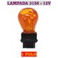 ISO14LX3156 AM 12V - LAMPADA HALOGENA 3156 T25 12V 27W AMARELA 1 POLO (EMB. COM 10 PECAS - VALOR UNITARIO) - PC