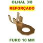 ISO1900026-10MM - TERMINAL OLHAL 3/8 REFORCADO FURO 10MM (20 PCS - VALOR UNIT) - PC