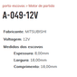 A-049-12V - PORTA ESCOVA PARTIDA TRATOR LS - PART MITSUBISHI - ARRANQUE OSGR 4D30 - PC