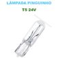 ISO14LX2721B BC 24V - LAMPADA HALOGENA PINGUINHO T5 1,2W 24V BRANCA GL2721B - 13516 (EMB. COM 10 PECAS - VALOR UNITARIO) - PC