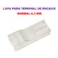 ISO1901801 - LUVA TERMINAL FEMEA 6,3MM SEM TRAVA COM 100 UNID. - VALOR DO CENTO - CT