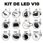 ISO14LFV10 H11 12V - KIT LAMPADA LED V10 H11 12V 30W- 20000LM - 6500K (EMB. COM 02 PCS - VALOR D PAR) - KIT ISO14LFV10 H11 12V - KIT LAMPADA LED V10 H11 12V 30W- 20000LM - 6500K (EMB. COM 02 PCS - VALOR D PAR) - KIT
