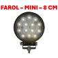 ISO14FM3914 MINI - FAROL LED REDONDO MINI 42W 14 LED 12/24V 8,2X1,9CM (EMB. 01 PC- VALOR UNITARIO) - PC ISO14FM3914 MINI - FAROL LED REDONDO MINI 42W 14 LED 12/24V 8,2X1,9CM (EMB. 01 PC- VALOR UNITARIO) - PC