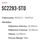 SC2293 STD - BUCHA PARTIDA BOSCH JETTA/ GOLF/ NEW BETLE/ AUDI - PC