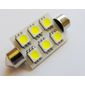 ISO14LT3 39MM 12V  - LAMPADA LED TORPEDO COB 39MM 12V (EMB. COM 01 PC- VALOR UNITARIO) - PC