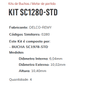 KIT SC1280-STD - KIT BUCHA PARTIDA DELCO-REMY/ CORSA/ MERIVA/ BLASER/ ESTE KIT É COMPOSTO POR: 4 - BUCHA SC1978-STD - KIT KIT SC1280-STD - KIT BUCHA PARTIDA DELCO-REMY/ CORSA/ MERIVA/ BLASER/ ESTE KIT É COMPOSTO POR: 4 - BUCHA SC1978-STD - KIT