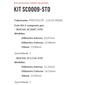 KIT SC0009-STD - KIT BUCHA PARTIDA PRESTOLITE FORD KA/ ESTE KIT É COMPOSTO POR: 1-BUCHA SC2047-STD/ 1-BUCHA SC1724-STD/ 1-BUCHA SC2048-STD/ 1-ROLAMENTO DE ESFERAS 6004 2RS - KIT