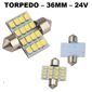 ISO17L6418 24V - LAMPADA LED TORPEDO 36MM GRANDE 24V (EMB. COM 01 PECA - VALOR UNITARIO) - PC