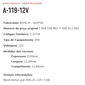 A-119 - 12V - PORTA ESCOVA PARTIDA ASTRA/ VECTRA/ OMEGA/ UNO 1.5 MILLE/ STRADA/ SIENA - PC A-119 - 12V - PORTA ESCOVA PARTIDA ASTRA/ VECTRA/ OMEGA/ UNO 1.5 MILLE/ STRADA/ SIENA - PC