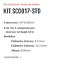 KIT SC0017-STD - KIT BUCHA PARTIDA NISSAN/ ESTE KIT É COMPOSTO POR: 1-BUCHA SC3460-STD/ 1-BUCHA SC2206-STD/ 1-BUCHA SC3035-STD/ 1-BUCHA SC2286-STD - KIT KIT SC0017-STD - KIT BUCHA PARTIDA NISSAN/ ESTE KIT É COMPOSTO POR: 1-BUCHA SC3460-STD/ 1-BUCHA SC2206-STD/ 1-BUCHA SC3035-STD/ 1-BUCHA SC2286-STD - KIT