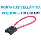 AMS50002 - PORTA FUSIVEL LAMINA PEQUENO FIO 2,50 MM (EMB. COM 05 PECAS - VALOR UNITARIO) - PC