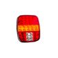 ISO17T1001 12/24 - LANTERNA TRASEIRA MARMITAO 12/24V 34 LEDS COM VIGIA - PC
