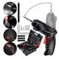 ISO6F6360 - CHAVE DE FENDA ELETRICA 3.6V 47 PECAS PRETA (EMB. COM UM KIT- PREÇO DO KIT) - PC ISO6F6360 - CHAVE DE FENDA ELETRICA 3.6V 47 PECAS PRETA (EMB. COM UM KIT- PREÇO DO KIT) - PC