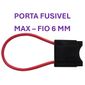 AMS50013 - PORTA FUSIVEL MAXI FIO 6,00 MM (EMB. COM 05 PECAS - VALOR UNITARIO) - PC