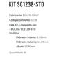 KIT SC1238 STD - KIT BUCHA PARTIDA DELCO/ AGRALE/ M BENS/ SCANIA/ DAF - ESTE KIT CONTEM 4-SC2139 - KIT