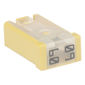 AM198-60 - FUSIVEL MIDI MCASE FENDA PLUS AMARELO 60 AMP 32V - PC AM198-60 - FUSIVEL MIDI MCASE FENDA PLUS AMARELO 60 AMP 32V - PC