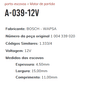 A-039-12V - PORTA ESCOVA PARTIDA FIAT ARGO/ UNO/ TOYOTA CHR 2.0 - PC