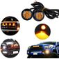 ISO17L1002 AM 12V - LED MINI REDONDO AMBAR 12 LED 22MM 18W (EMB. COM01 PECA - VALOR UNITARIO) - PC ISO17L1002 AM 12V - LED MINI REDONDO AMBAR 12 LED 22MM 18W (EMB. COM01 PECA - VALOR UNITARIO) - PC