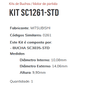 KIT SC1261-STD - KIT BUCHA PARTIDA VOLVO/ ESTE KIT E COMPOSTO POR: 1  -BUCHA SC3035-STD/ 1-BUCHA ROLAMENTO REF. 629-2RS/ 1-BUCHA ROLAMENTO REF. 6805-ZZ/ 1-BUCHA ROLAMENTO REF. 6205-ZZ - KIT