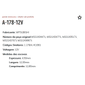 A-178-12V - PORTA ESCOVA PARTIDA PAJERO/ FUSION - PC