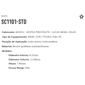 SC1101-STD - BUCHA PARTIDA LCM PARTIDA LUCAS FORD/FIAT - 8,12 X  11,08 X 7,95 MM (EMB.COM 10 PECAS- VALOR UNITARIO) - PC