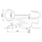 UF-4.412 - GARFO PARTIDA RENAULT/ PEUGEOT/ VW/ GM/ FORD - PC