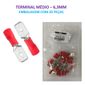 ISO6TRM1-250 - TERMINAL MACHO 6.3MM ISOLADO VERMELHO (EMB. COM 20 PEÇAS - VALOR UNITARIO) - PC ISO6TRM1-250 - TERMINAL MACHO 6.3MM ISOLADO VERMELHO (EMB. COM 20 PEÇAS - VALOR UNITARIO) - PC