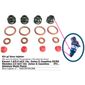 ISO1902024 - REPARO BICO INJETOR FORD/ 4 CILINDROS/ ZETEC 16V (EMB. COM 04 FILTRO, 04 PONTEIRAS, 8 ANEIS DE VITON - PREÇO DO KIT) - KIT