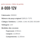 A-008-12V - PORTA ESCOVA PARTIDA GRAND SIENA/ ETIOS/ FIAT UNO/ PALIO > 12/ UNO WAY - PC