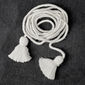 8001 - TASSEL CORDA DUPLO BRANCO 8001 - TASSEL CORDA DUPLO BRANCO