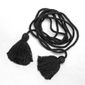 8001 - TASSEL CORDA DUPLO PRETO 8001 - TASSEL CORDA DUPLO PRETO