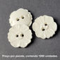 PRO 5042 - BOTÃO BRANCO - PACOTE COM 1000 UNIDADES PRO 5042 - BOTÃO BRANCO - PACOTE COM 1000 UNIDADES