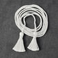 8048 - TASSEL CORDA DUPLO BRANCO 8048 - TASSEL CORDA DUPLO BRANCO