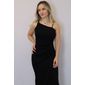 Vestido Bellina Midi Feminino Cor Preto Vestido Bellina Midi Feminino Cor Preto