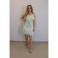 Vestido Curto My Chush Feminino Cor Menta