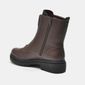 Bota Via Marte Strass Salto Baixo Feminino Cor Cafe Bota Via Marte Strass Salto Baixo Feminino Cor Cafe