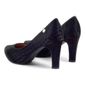 Scarpin Vizzano Meia Pata Salto Alto Feminino Cor Preto Scarpin Vizzano Meia Pata Salto Alto Feminino Cor Preto