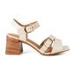 Sandália Dakota Salto Bloco Feminino Cor Bege